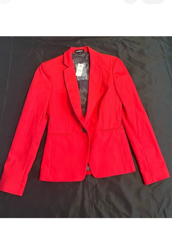 Express Jackets & Blazers - EXPRESS Red One-Button Women's Blazer